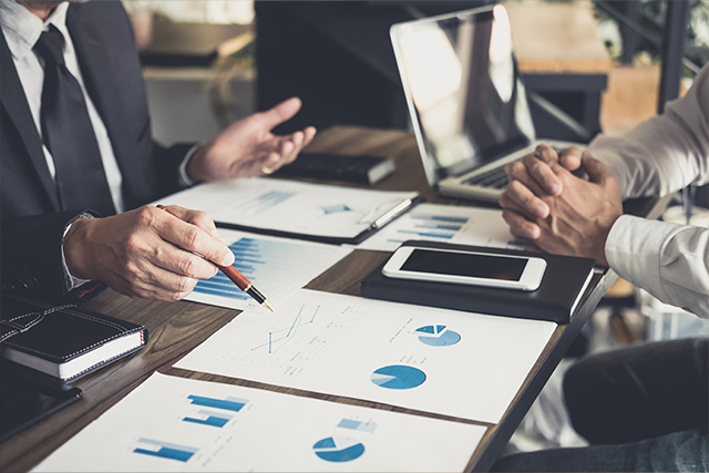 Business analytics charts